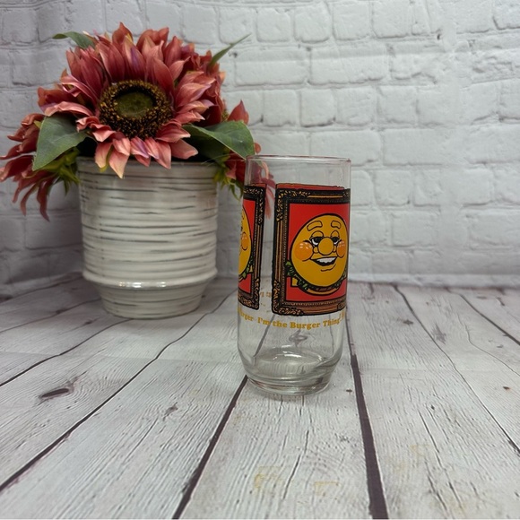 Vintage 1979 burger king tumbler  Smiley Face whopper retro collector' series - Picture 1 of 7
